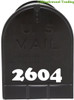 2 Sets of 1.5" Custom Mailbox Numbers - Vinyl Die Cut Decals - 19 Style Choices