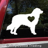 AUSTRALIAN SHEPHERD with HEART Vinyl Sticker -V2- Love Auss Aussie Dog Puppy - Die Cut Decal