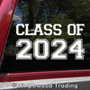 Class of 2024 Vinyl Sticker - Graduate High School College - Die Cut Decal