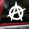 Anarchy Symbol Vinyl Sticker - Disorder Chaos - Die Cut Decal