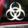 Biohazard Symbol Vinyl Sticker - Biological Hazard - Die Cut Decal