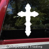 Crucifix Vinyl Decal - Cross Jesus Christ Christianity Crucifixion - Die Cut Decal