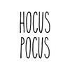 Hocus Pocus Vinyl Sticker - Halloween Farmhouse Skinny Font Rae Dunn Inspired - Die Cut Decal