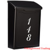 Vertical Elegant Numbers - 1-10 inches - Custom Mailbox House Address Vinyl Sticker - Die Cut Decal - BALM