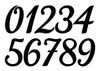 Vertical Mailbox Numbers - 1-10 inches - Elegant Custom House Address Vinyl Sticker - Die Cut Decal - KATH