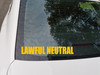 Lawful Neutral Vinyl Sticker - RPG Role Playing Character Alignment V1 - Die Cut Decal