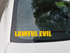 Lawful Evil Vinyl Sticker - RPG Role Playing Character Alignment V1 - Die Cut Decal