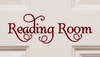 Reading Room Vinyl Decal - Library Books - Die Cut Sticker - Swash