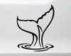 Tail of a Whale Vinyl Decal - Ocean Sea Waves Water - Die Cut Sticker