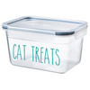 Cat Treats Vinyl Decal - Kitten Pet Snacks - Farmhouse Skinny Font - Die Cut Sticker