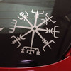 Viking Compass Vegvisir Norse magic rune vinyl decal V3