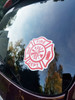 Set of 2 FIRE DEPARTMENT Die Cut Vinyl Decals Stickers 5" x 5" Maltese Cross Firefighter FD VFD - 2-pack