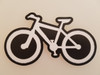 Set of 2 MOUNTAIN BIKE 5.25" x 3" Die Cut Vinyl Stickers Decals - MTB XC Bicycle Trail Riding - 2-pack
