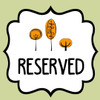 RESERVED for anna File: gardingismythereapy 6" x 3" BLACK