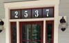 Custom Transom Window Numbers Vinyl Decal 3" to 10" tall - Home Address House Door Office - Die Cut Sticker