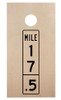 Milepost Highway Sign Vinyl Decals - Outer Banks NC - Die Cut Stickers