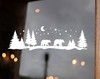 Bears Moon Stars Trees Scene Vinyl Decal - Forest Camper Graphics Mama Papa - Die Cut Sticker