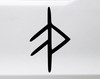 Grace Bind Rune Vinyl Decal - Viking Norse Symbol Bindrune - Die Cut Sticker