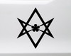 Thelama Hexagram Vinyl Decal - Unicursal Occult Symbol - Die Cut Sticker
