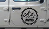 Mountain Bike Chain Ring Sprocket Vinyl Decal V3 - MTB - Die Cut Sticker