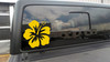 Hibiscus Flower Vinyl Decal V5 - Hawaiian Mallow Tropical Plant - Die Cut Sticker