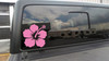 Hibiscus Flower Vinyl Decal V6 - Hawaiian Mallow Tropical Plant - Die Cut Sticker