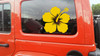 Hibiscus Flower Vinyl Decal V6 - Hawaiian Mallow Tropical Plant - Die Cut Sticker