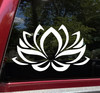 Lotus Flower Vinyl Decal V3 - Yoga Enlightenment Purity Rebirth - Die Cut Sticker
