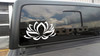 Lotus Flower Vinyl Decal V3 - Yoga Enlightenment Purity Rebirth - Die Cut Sticker
