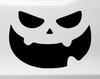 Pumpkin Face Vinyl Decal V2 - Halloween Creepy Scary - Die Cut Sticker
