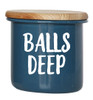 Balls Deep Vinyl Decal - Cotton Balls Container Sticker - Die Cut