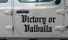 Victory or Valhalla Vinyl Decal V2 - Norse Viking Heathen Runes - Die Cut Sticker
