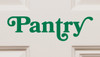 Pantry Vinyl Decal - Kitchen Home Organization - Die Cut Sticker - Vintage