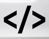 Coding Symbol Vinyl Decal - Programming Software Development - Die Cut Sticker
