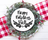 Happy Holidays Y'all Sign | Custom Christmas Decal Sticker