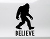 Bigfoot Believe Vinyl Decal V2 - Cryptid Sasquatch PNW - Die Cut Sticker