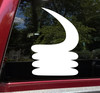 Akoben Adinkra Symbol Vinyl Decal - Vigilance War Horn - Die Cut Sticker