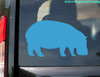 HIPPO Vinyl Sticker - Hippopotamus Water Horse Pygmy - Die Cut Decal