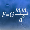 Newton's Universal Law of Gravitation Vinyl Decal - Equation Formula - Die Cut Sticker
