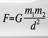 Newton's Universal Law of Gravitation Vinyl Decal - Equation Formula - Die Cut Sticker