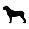 Mastiff Molosser Dog Vinyl Decal Sticker - ENGLISH Bullmastiff 5.75" x 4.25"