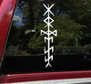 Goddess Bindrune Vinyl Decal - Viking Norse Rune - Die Cut Sticker