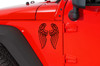 Angel Wings Vinyl Decal V6 | Custom Wing Stickers | Die Cut Sticker