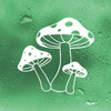 Mushroom V1 Custom Vinyl Decal | Whimsical Garden Cottagecore | Die Cut Sticker