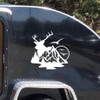 Deer Mountain Bird Scene Custom Vinyl Sticker V5 | Camper Trailer Decals | Die Cut Stickers