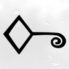 Alchemy Filter Symbol Vinyl Decal | Cleanse Occult Mystical Transmutation | Die Cut Sticker