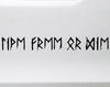 Live Free or Die Rune Decal V2 – Elder Futhark Viking Vinyl Sticker

