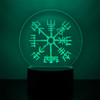 Viking Compass LED Night Light with Vegvisir Rune Design

