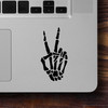Skeleton Hand Peace Sign Vinyl Decal Sticker – Hippie & Punk Style