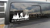 Bigfoot Forest Scene V2 Vinyl Decal – Not All Who Wander Are Lost – RV Camper Sticker Bigfoot Forest Scene V2 Vinyl Decal – Not All Who Wander Are Lost – RV Camper Sticker